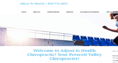 Desktop Screenshot of adjusttohealthaz.com